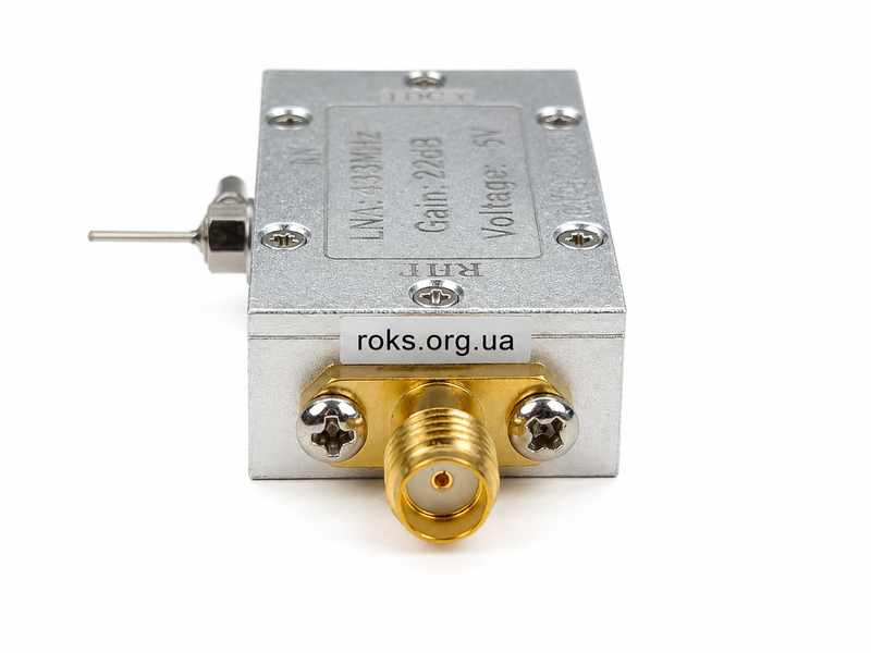 Малошумний RF-підсилювач 433 МГц SMA