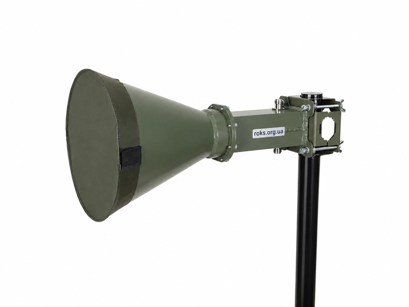 Конічна horn антена 20.6 dBi для діапазону 3.0-3.8 ГГц