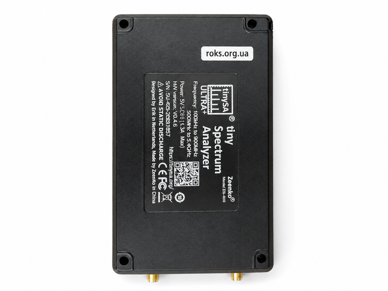 ZEENKO TinySA ULTRA+ZS406 аналізатор спектра з IPS-дисплеєм