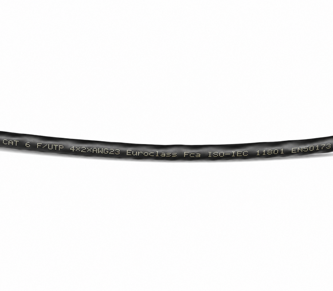 Кабель CAVEL LAN641PE AWG23/1 Cu Cat.6 F/UTP оболонка PE